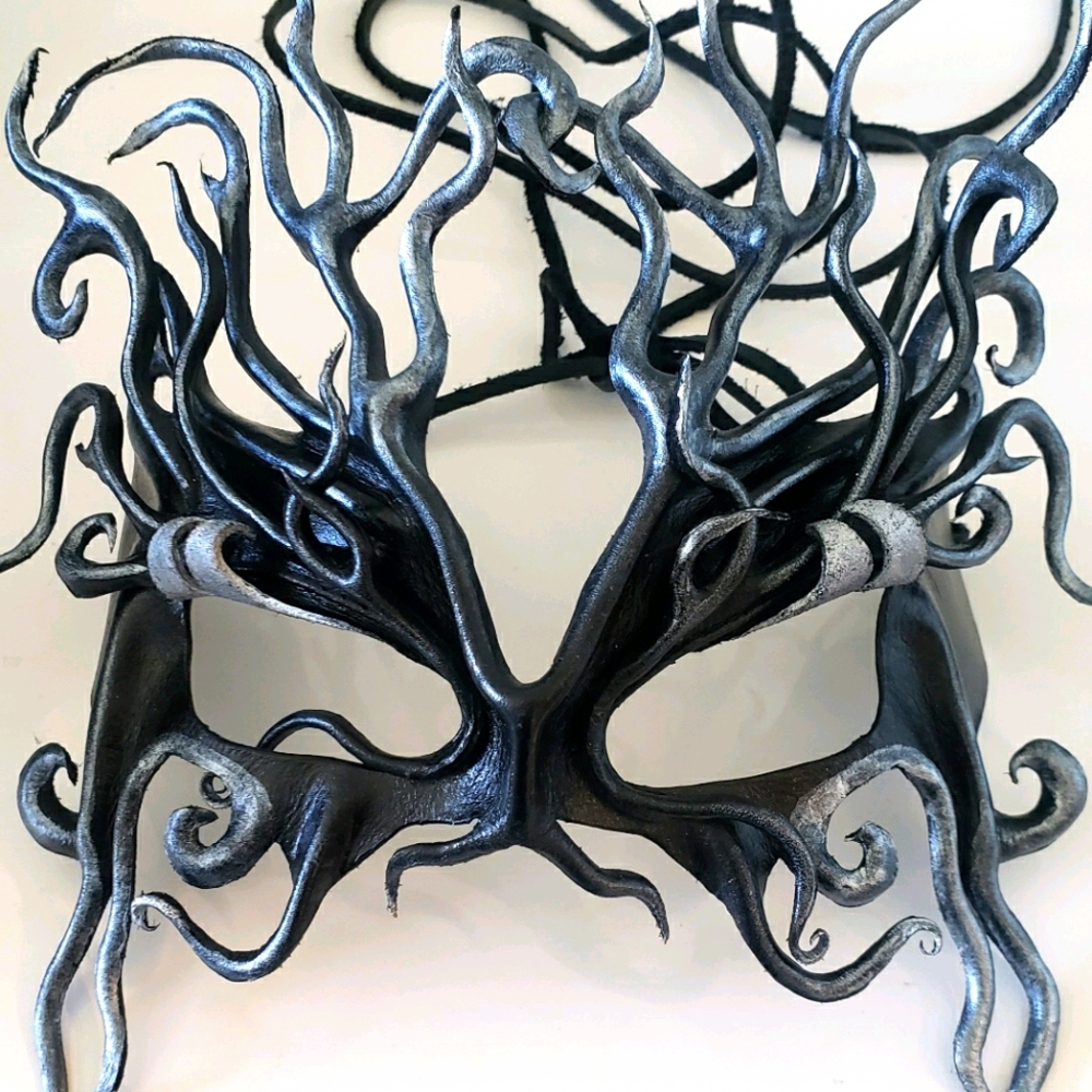 2 Custom made leather masks combo buy